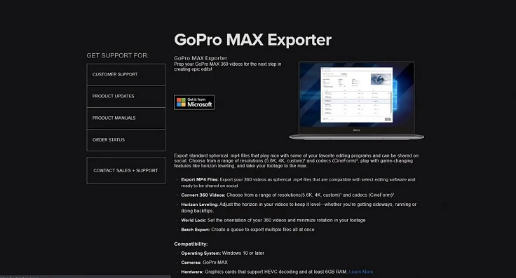 How to export a 360° video with your GoPro Max ?