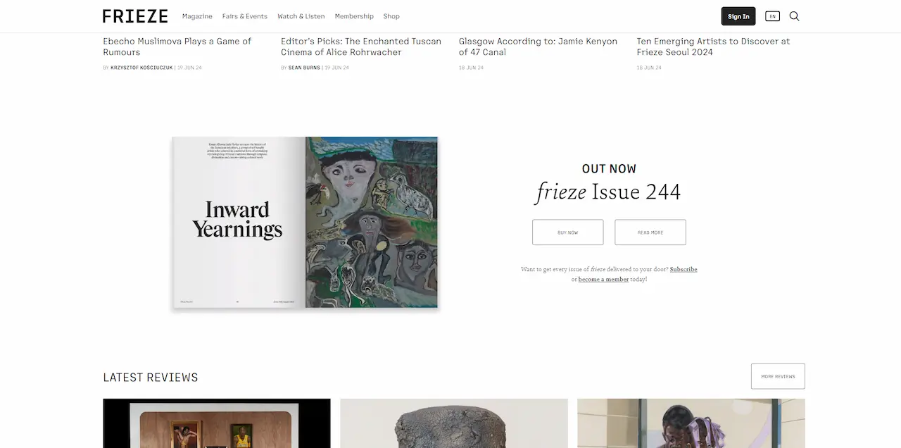 Frieze Viewing