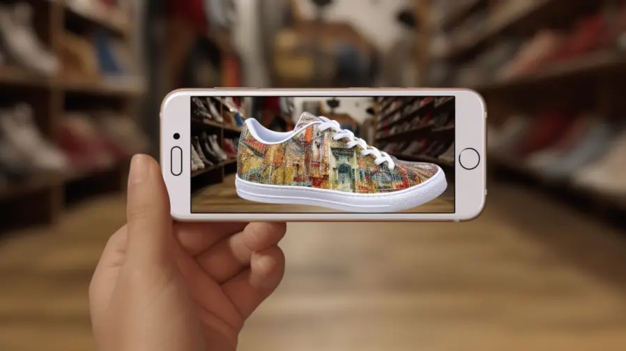 My Shoes on Me Augmented Reality+AI