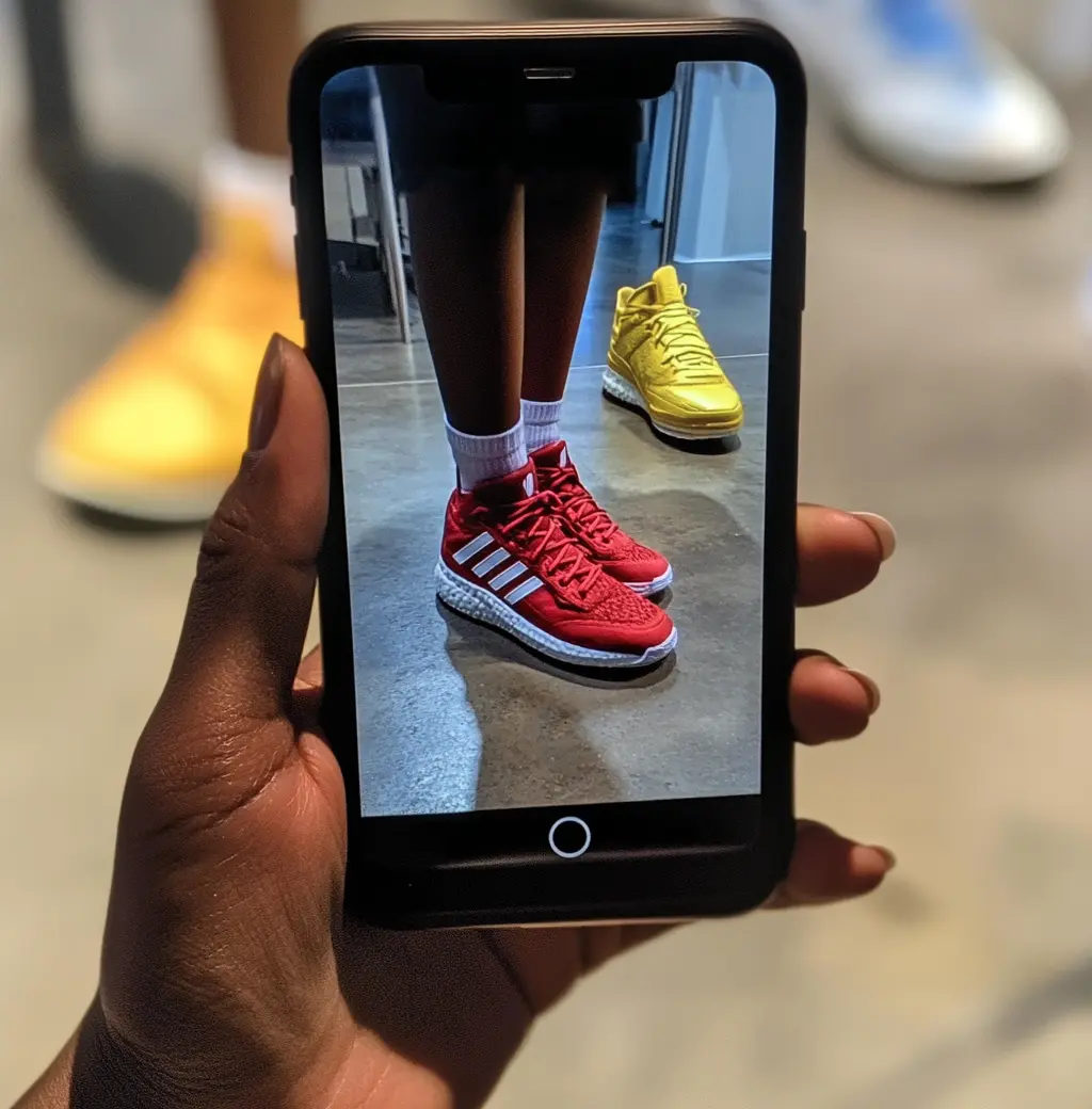 My Shoes on Me Augmented Reality+AI