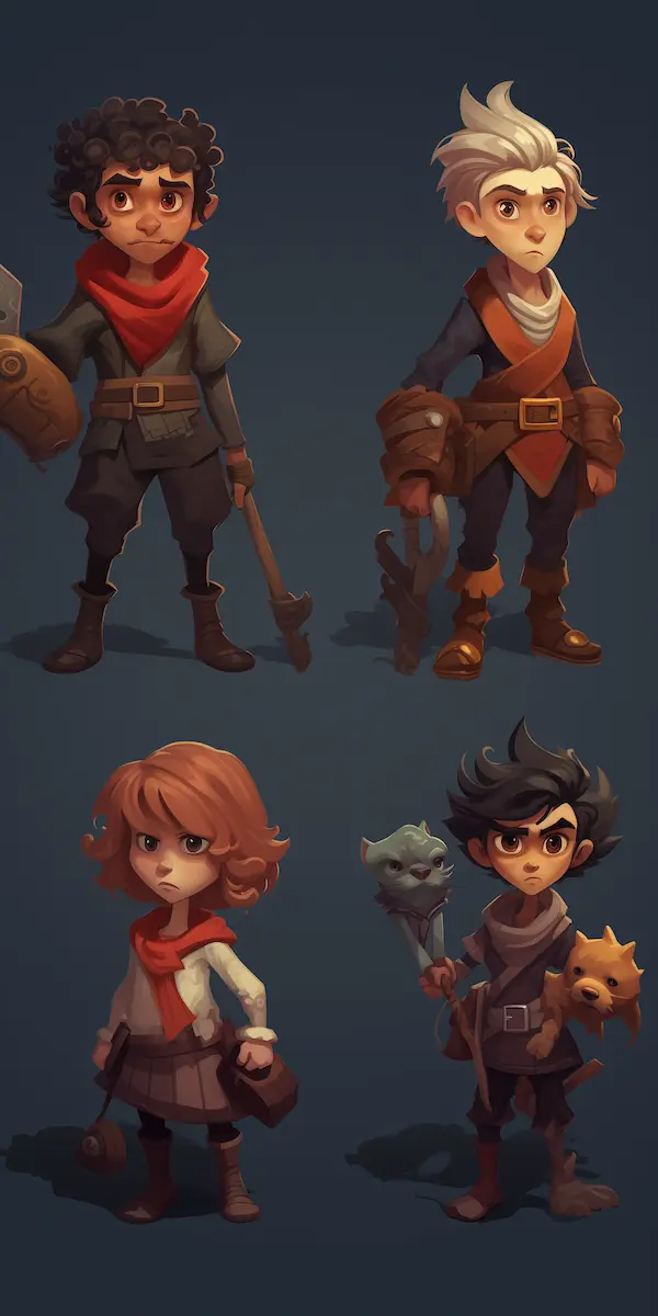 Our Range of 2D Character Design Services