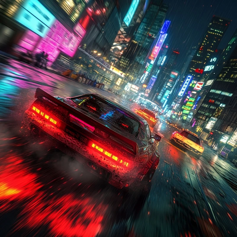 Neon Drift: Cybercity Chronicles