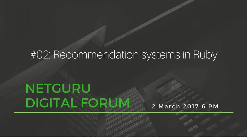 1 min #02: Recommendation systems in Ruby Netguru