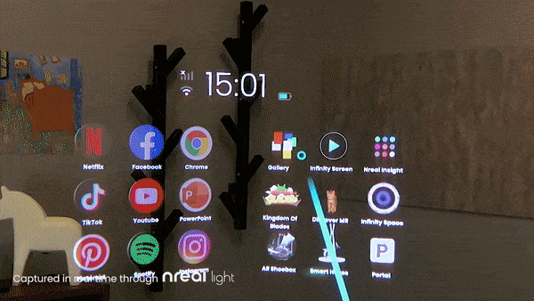 High-quality hand tracking system Nreal Nebula