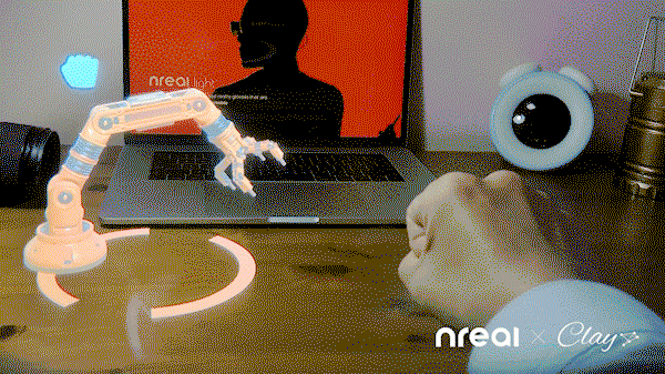 To provide hand tracking glasses Nreal Light Clay AIR