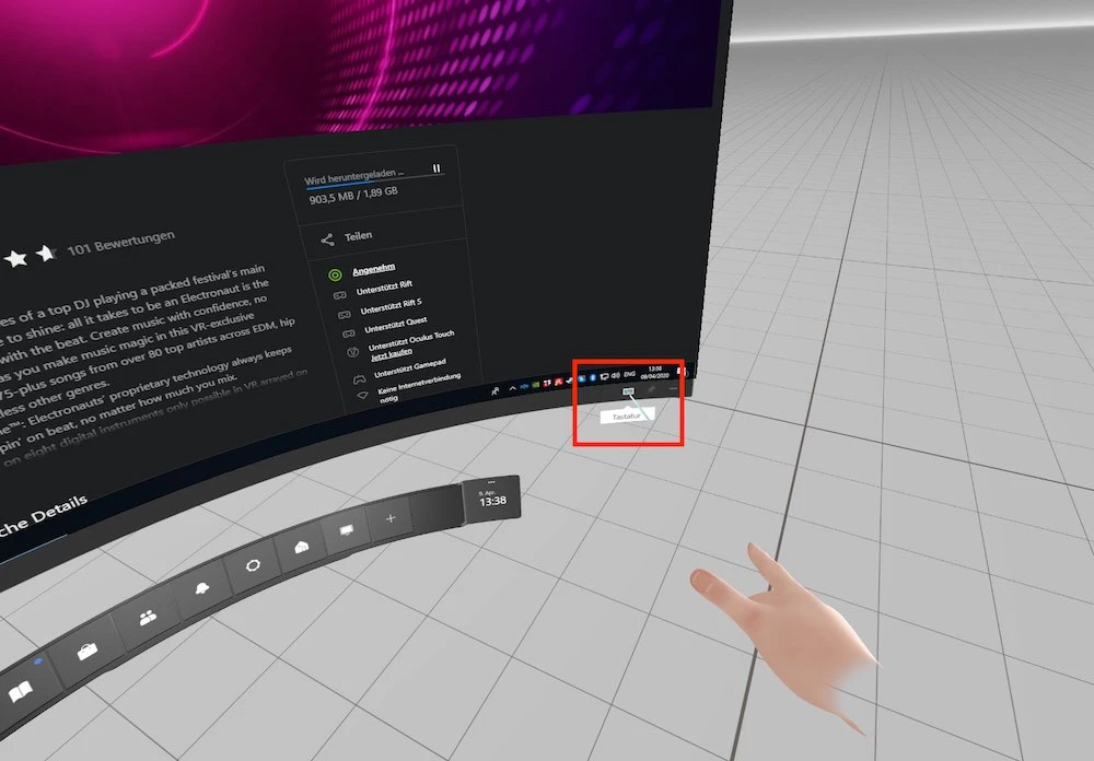 Clicking Oculus