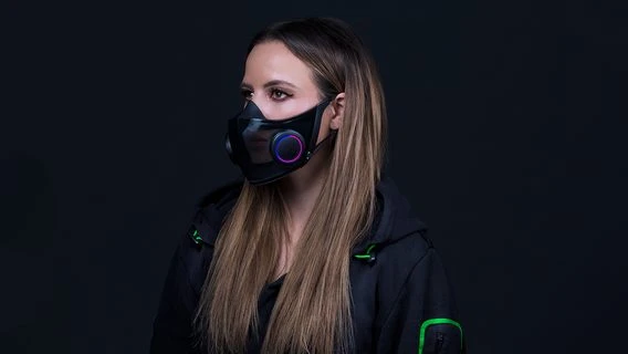 Razer showed protective mask with LEDs