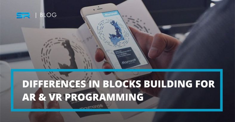Differences in blocks building for augmented reality programming & virtual reality