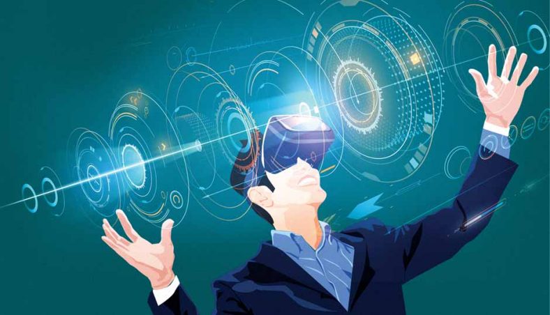 Which technologies stand before virtual and mixed reality?