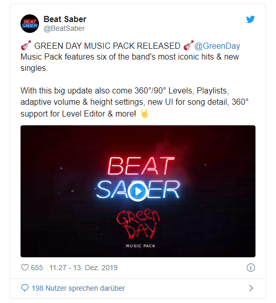 Beat Saber Twitter