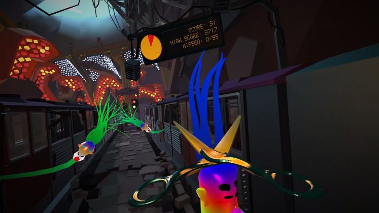 "Bizarre Barber" is a surreal VR game about the haircut in the subway