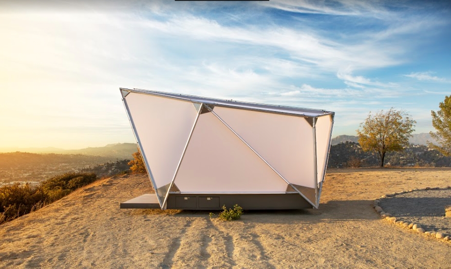 Former employees of Tesla and SpaceX has created a futuristic tent for ...