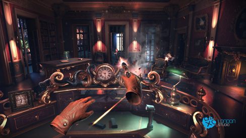 Morpheus-Game "London Heist": Most of the playable VR title have to play a little with classic video together