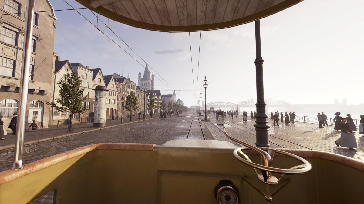 This tram takes you to the Cologne of 1900