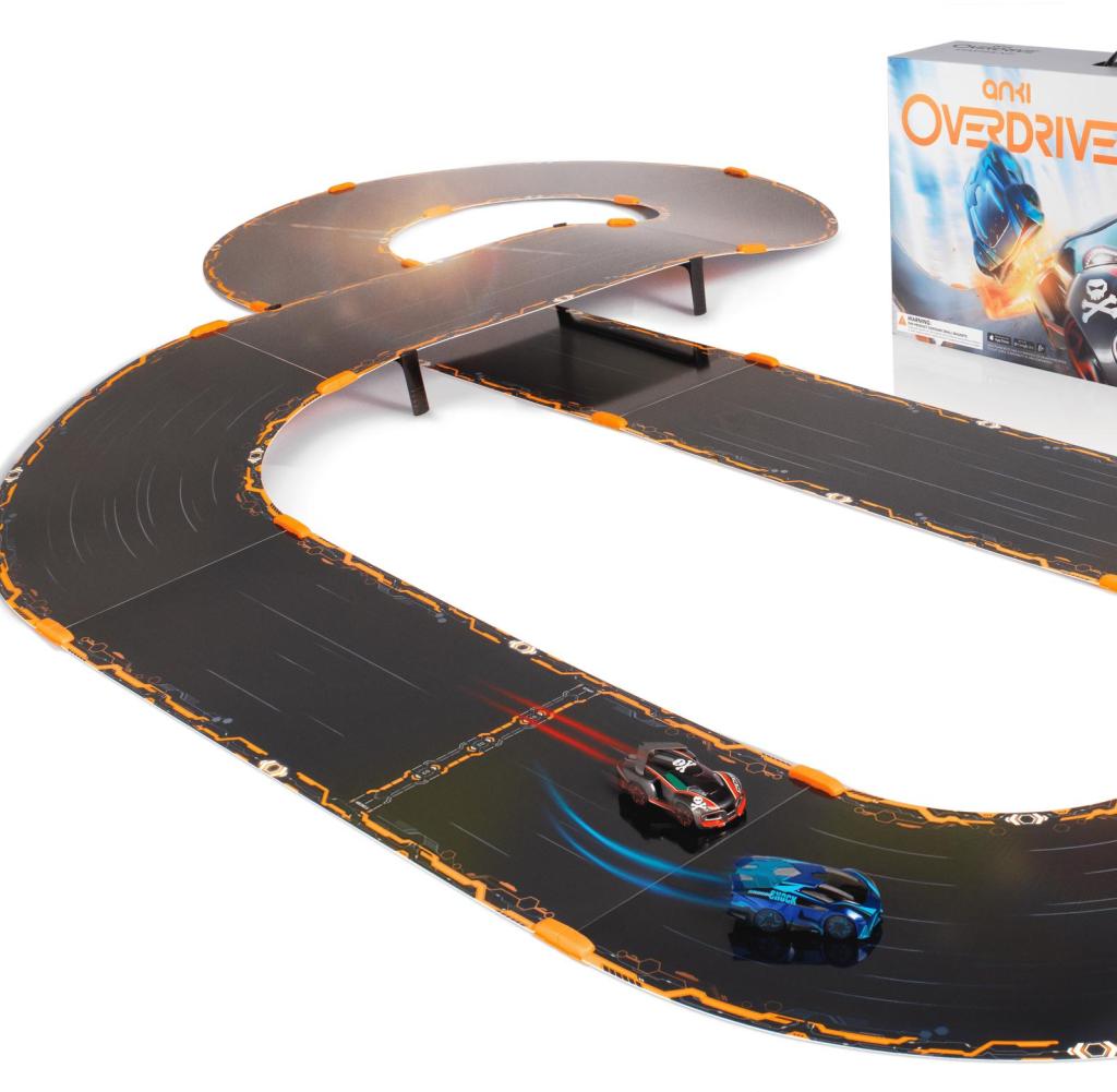 The cars of the model racetrack Anki Overdrive can also be controlled by smartphone or tablet