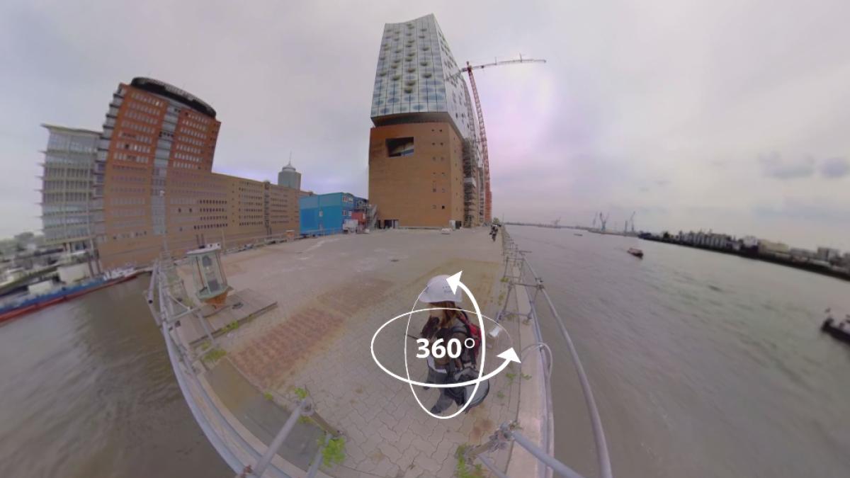 This is what it looks like on the Elbphilharmonie construction site