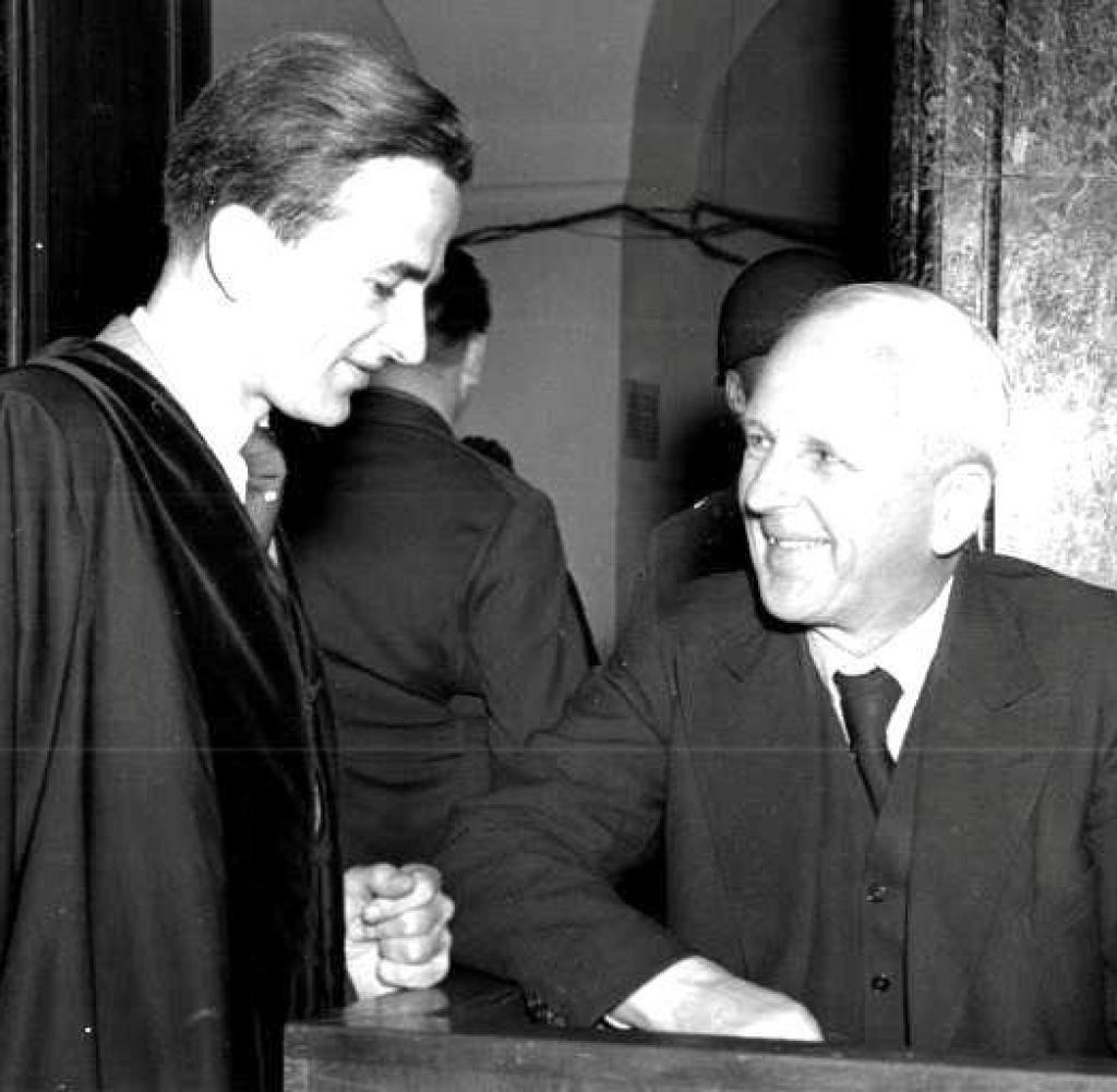 Richard and Ernst von Weizsäcker in court