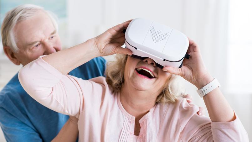 A young graduate creates a virtual reality headset to take the elderly on a journey