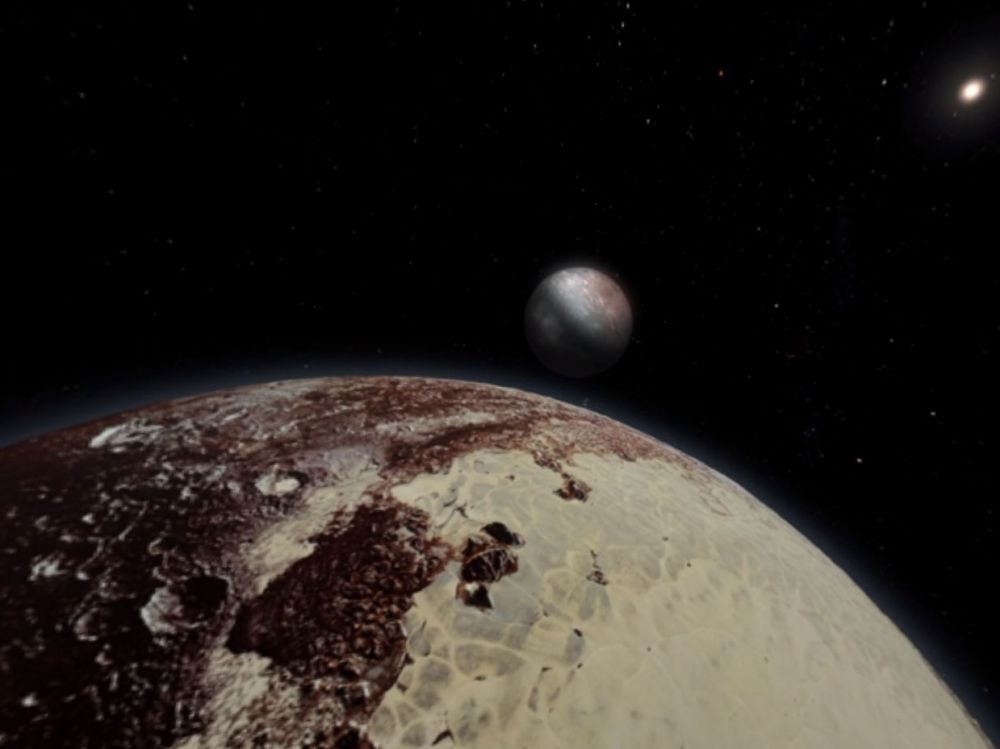 VIDEO. New Horizons ' approach to Pluto recreated in virtual reality