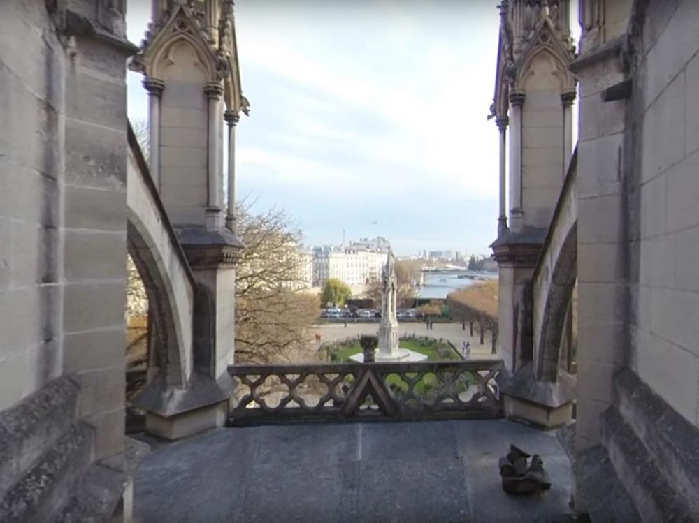 Notre-Dame de Paris filmée en 3D trois mois avant l