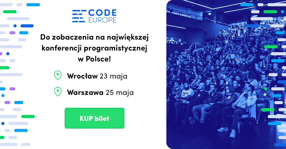 The largest software conference in Poland coming soon in Warsaw and Wroclaw