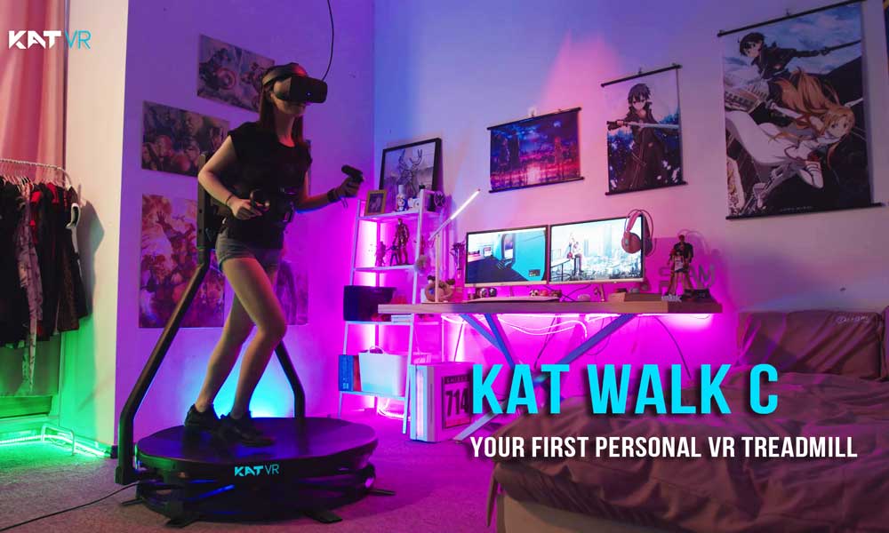 Kat Walk C: compact treadmill for PC VR and PSVR