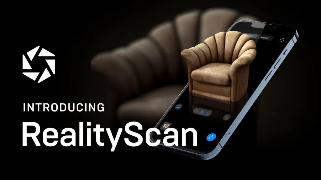 
					RealityScan: application to convert photos taken with the mobile into 3D models									