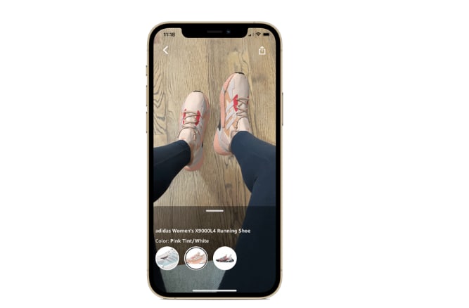 Amazon lets you try on shoes before buying with AR