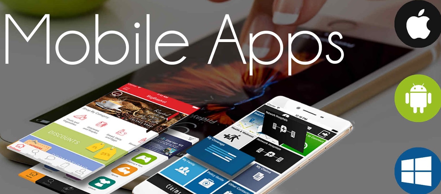 Which software is used for mobile application development?